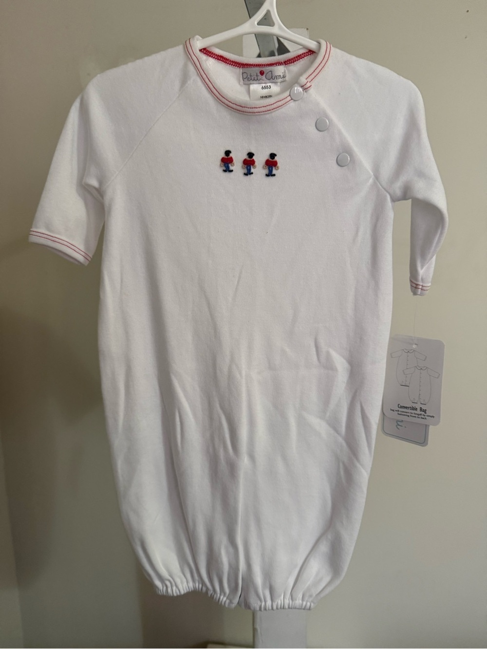 NWT Petit Ami Newborn Convertible Gown